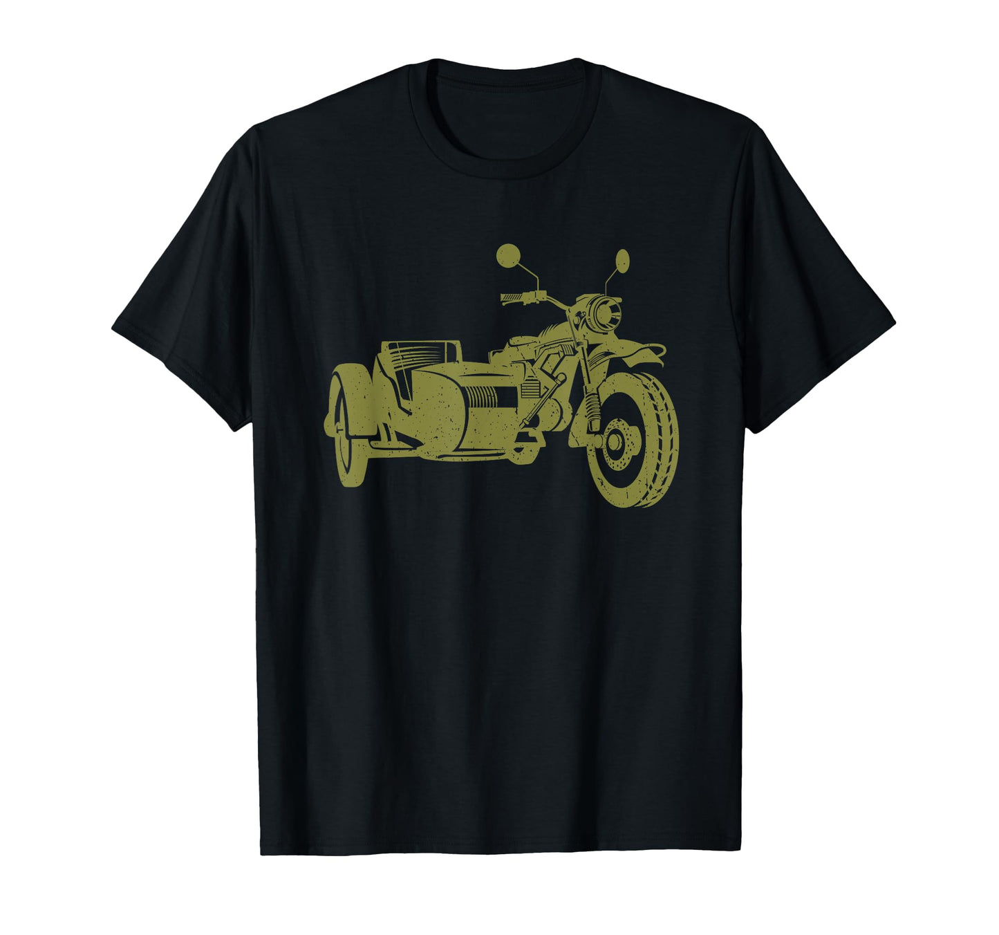 Sidecar Motorcycle 3 Wheel Motorbike T-Shirt - Streetwear Style for Adults - T-Shirt, Sweatshirt, Hoodie