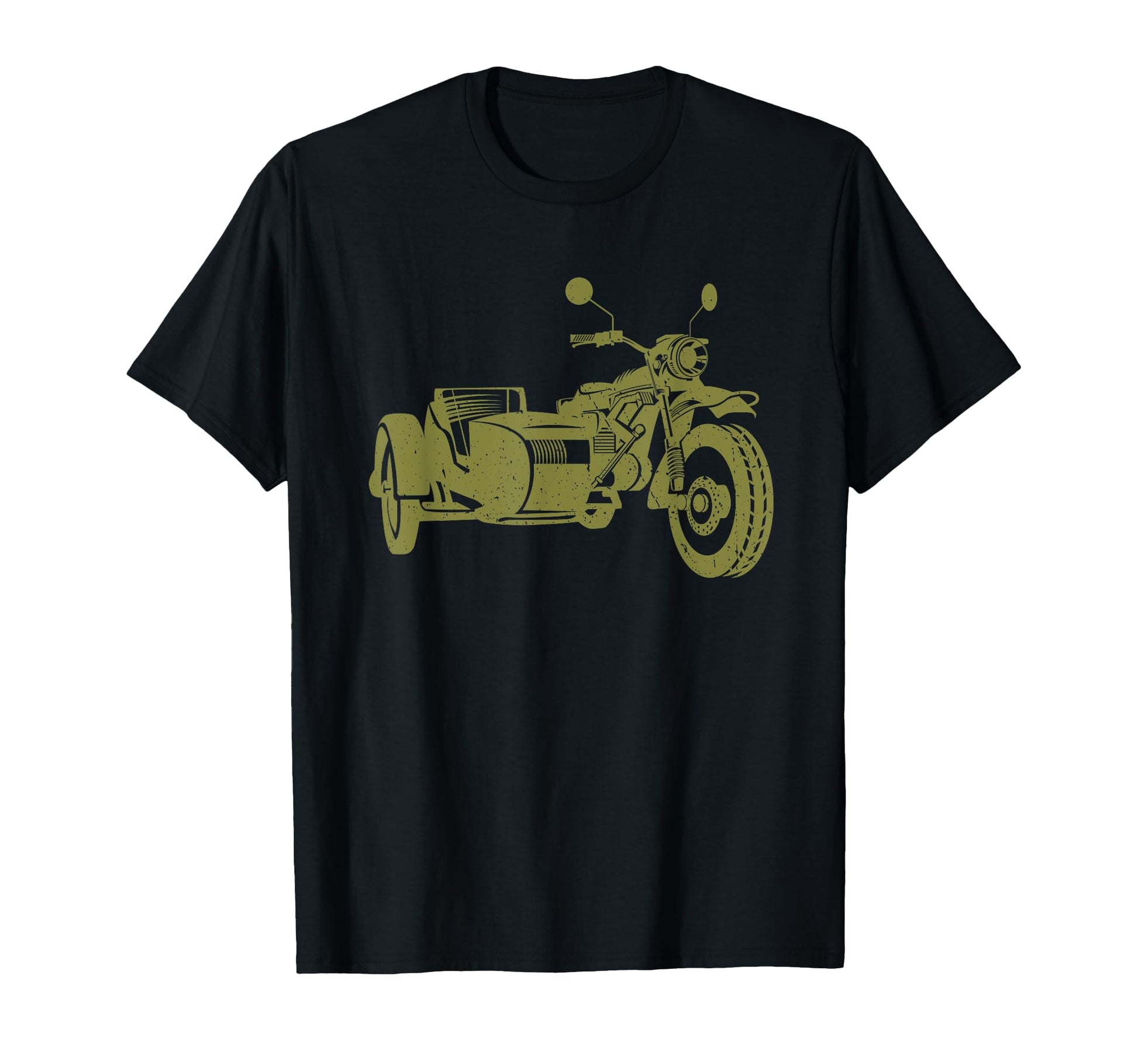 Sidecar Motorcycle 3 Wheel Motorbike T-Shirt - Streetwear Style for Adults - T-Shirt, Sweatshirt, Hoodie
