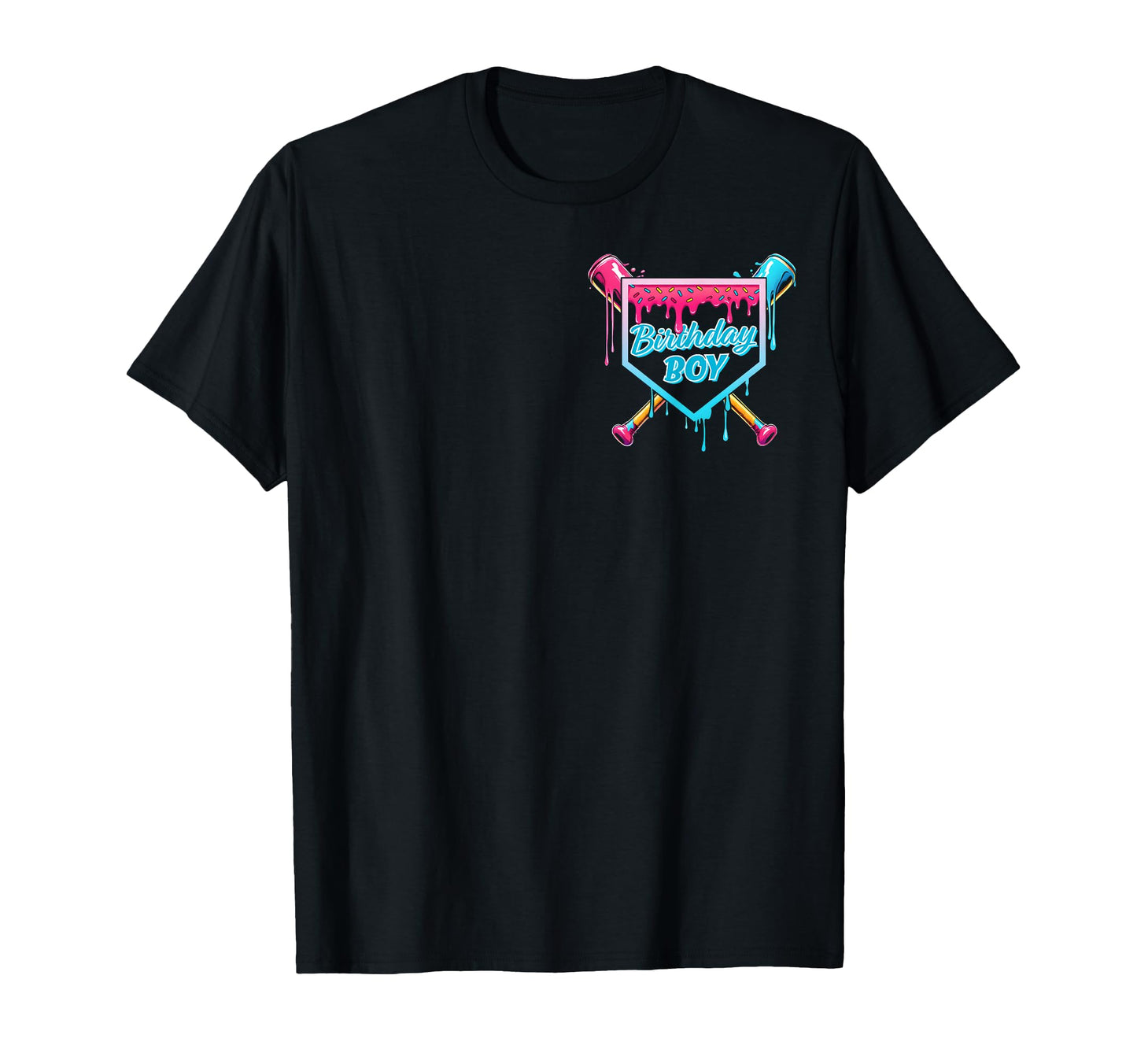 Baseball 10 Year Old Ice Cream Drip T-Shirt - Novelty Apparel for Adults - T-Shirt, Sweatshirt, Hoodie