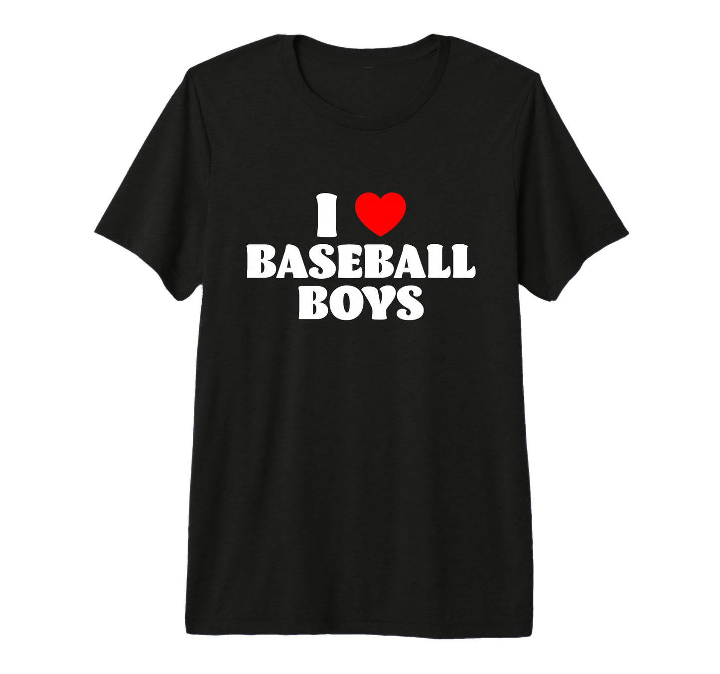 I Love Baseball Tri Blend T-Shirt - Casual Everyday Wear Men Women - T-Shirt, Sweatshirt, Hoodie