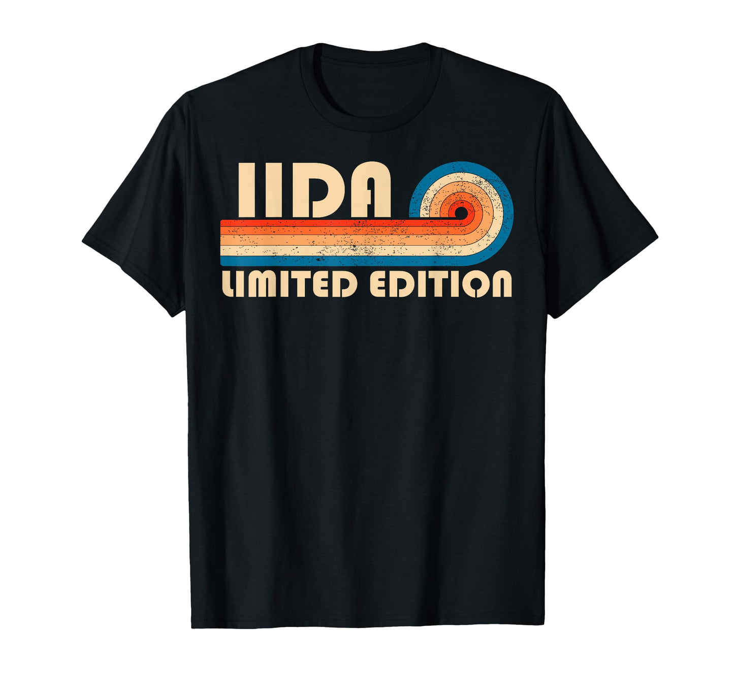 Iida 70S 80S Sunset Stripe T-Shirt - Trendy Graphic for Adults - T-Shirt, Sweatshirt, Hoodie