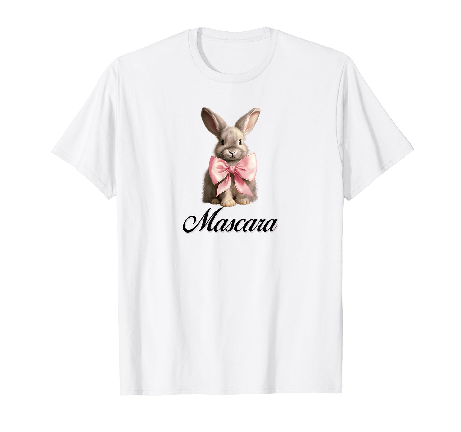 Mascara Bunny Coquette Bow Girlcore Y2K T-Shirt - Aesthetic Graphic Unisex - T-Shirt, Sweatshirt, Hoodie