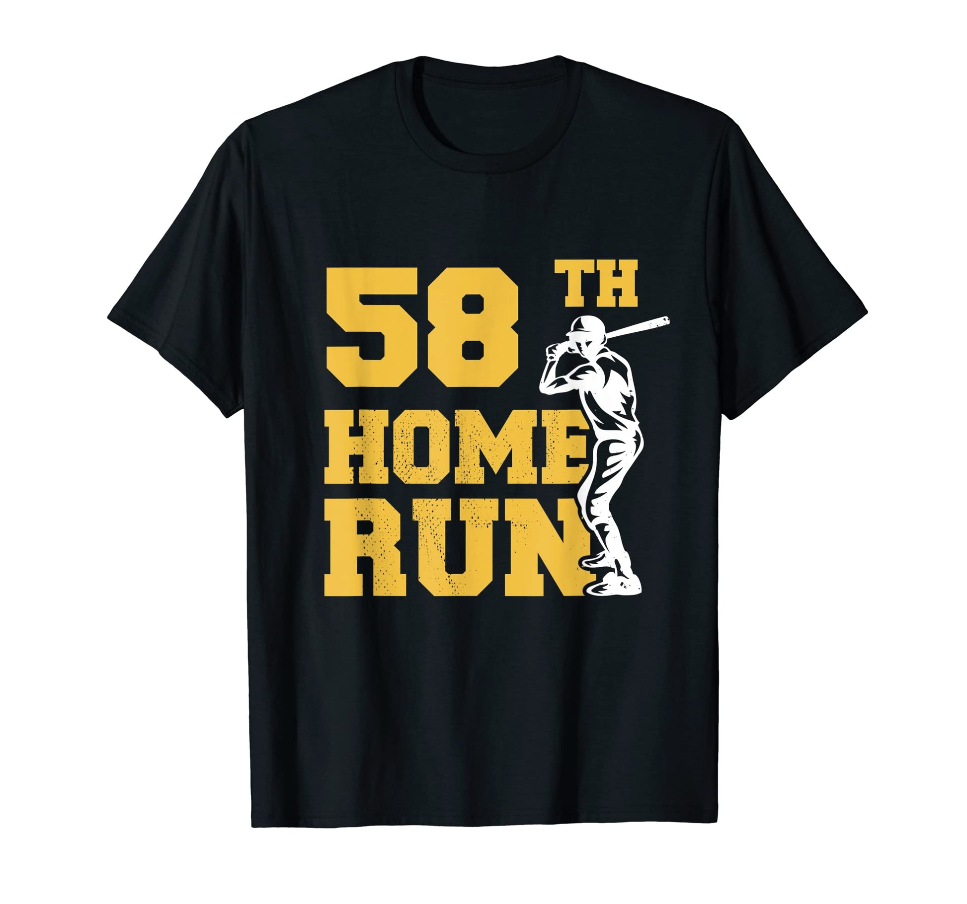 58Th Home Run Baseball Funny 58Th Birthday T-Shirt - Graphic Print Unisex - T-Shirt, Sweatshirt, Hoodie