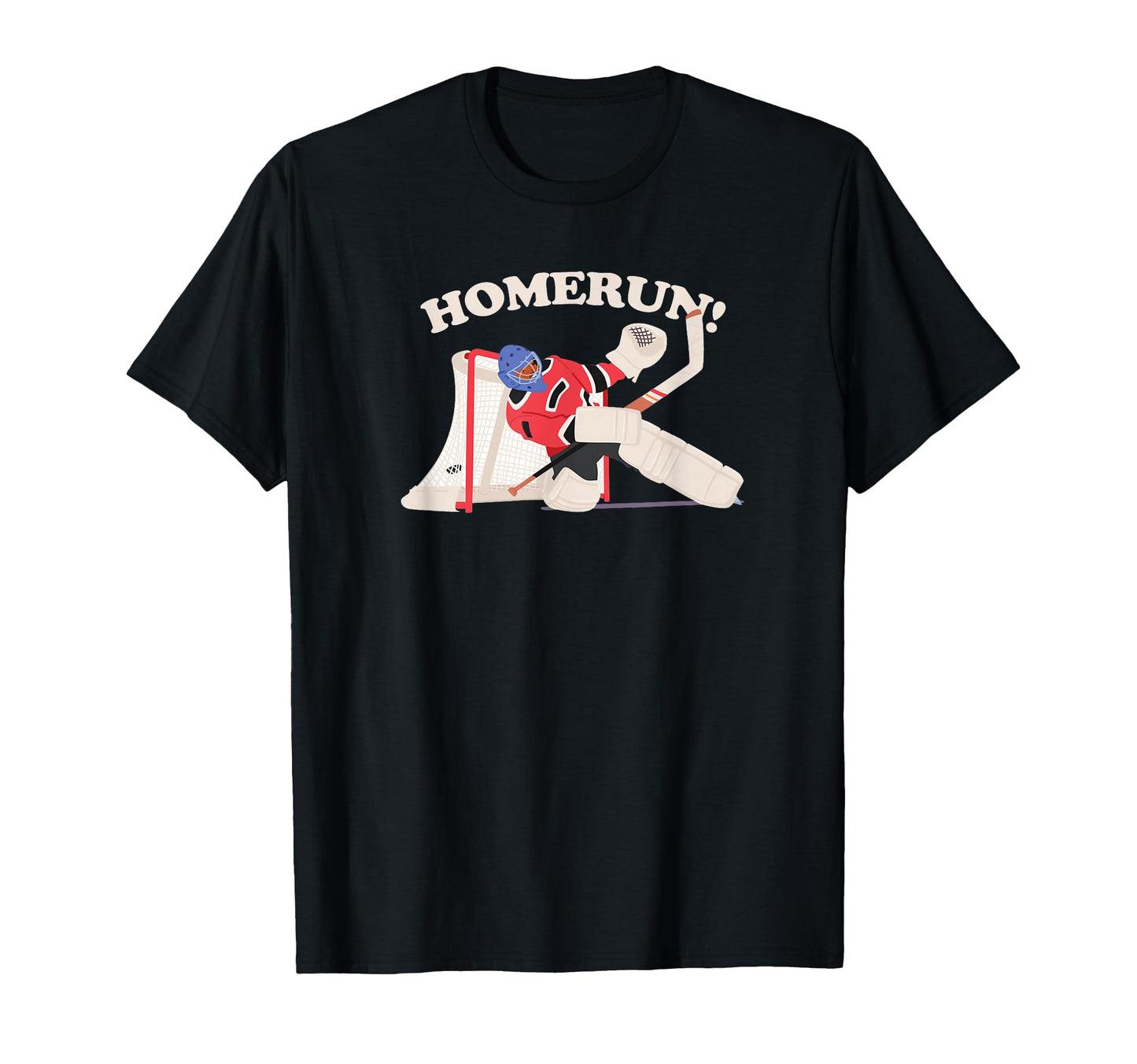 Funny Homerun Baseball Hockey Mash T-Shirt - Aesthetic Graphic for Adults - T-Shirt, Sweatshirt, Hoodie
