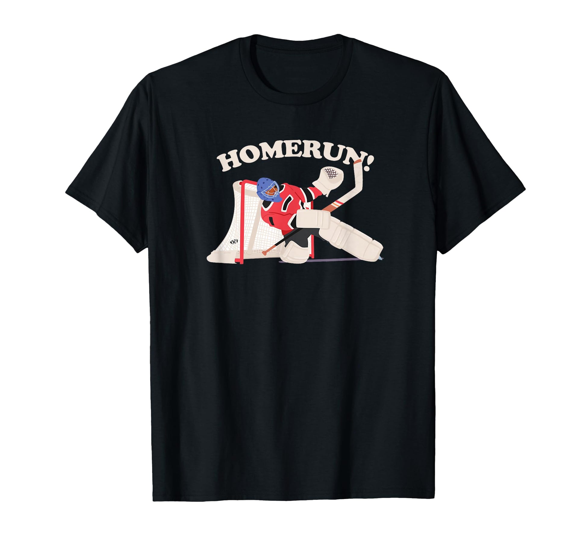 Funny Homerun Baseball Hockey Mash T-Shirt - Aesthetic Graphic for Adults - T-Shirt, Sweatshirt, Hoodie