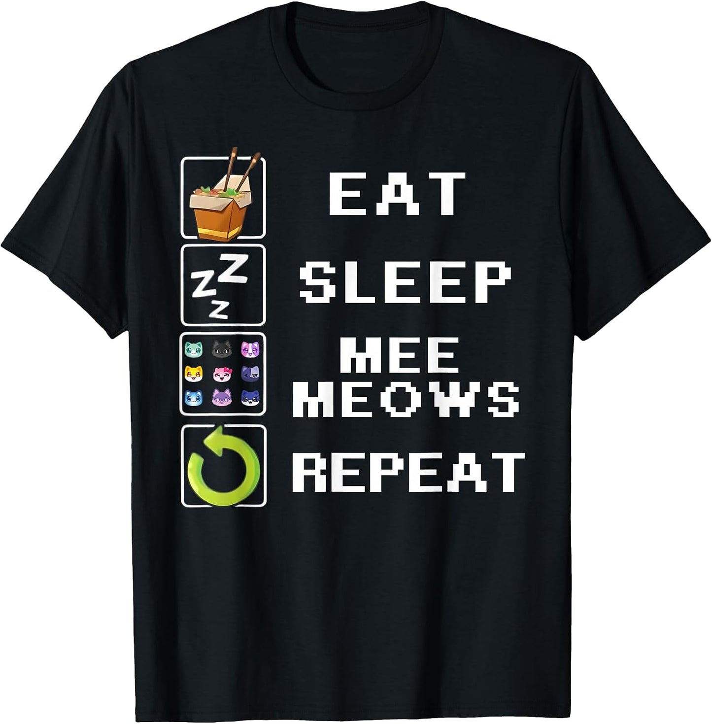 Meemeow Cats Plush Squishy - Adult & Kids T-Shirts, Sweatshirts & Hoodies apparel design preview 1