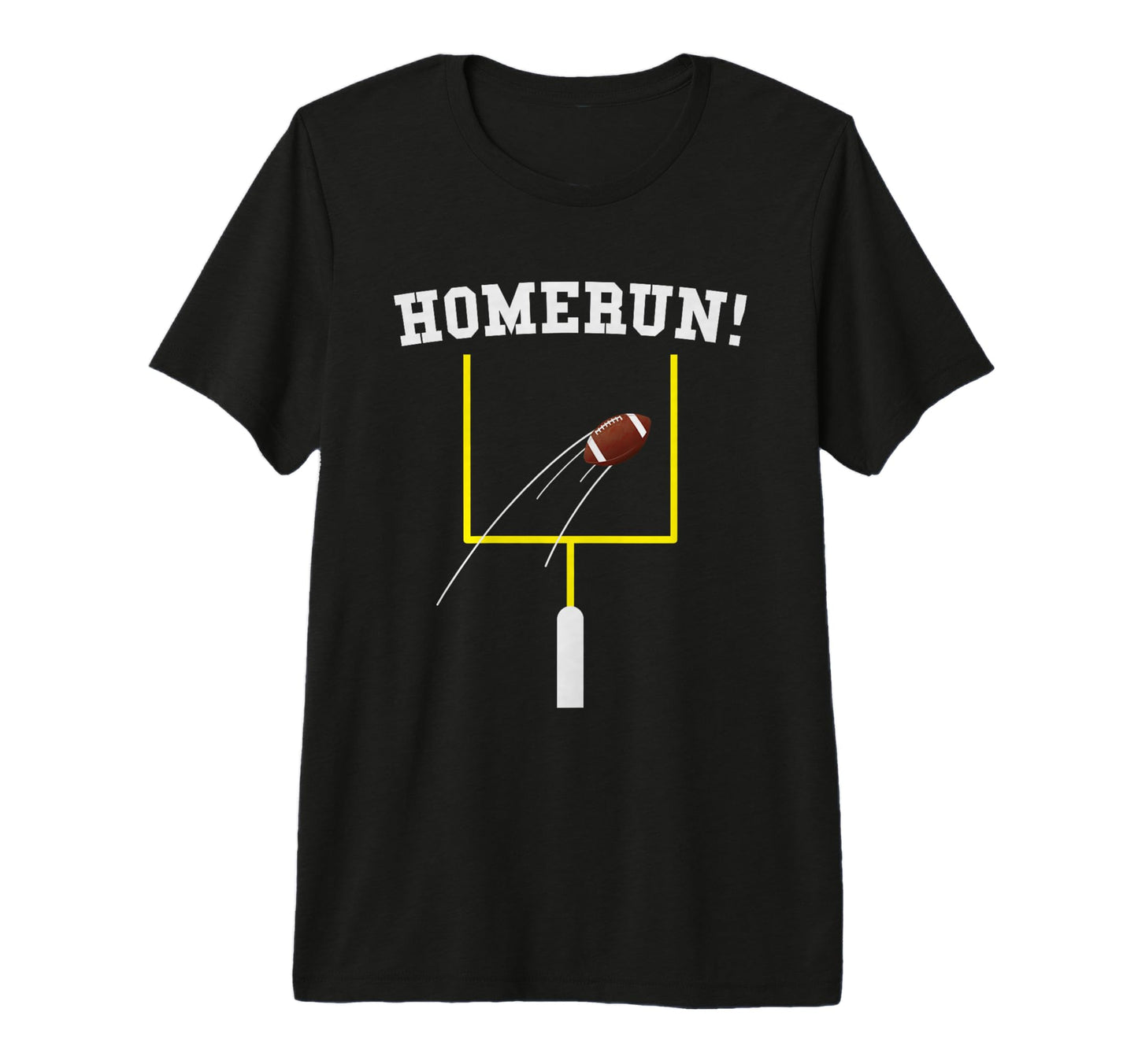 Funny Homerun Football Baseball T-Shirt - Casual Everyday Wear for Adults - T-Shirt, Sweatshirt, Hoodie