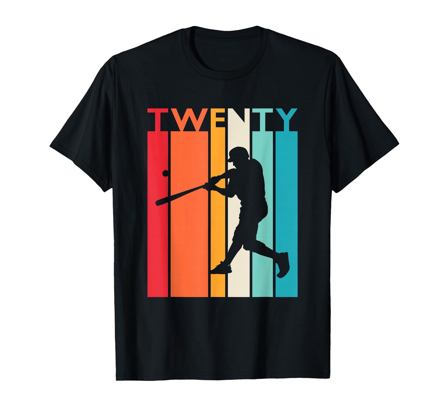 20Th Birthday Gift Baseball 20 T-Shirt - Fun Novelty Design for Adults - T-Shirt, Sweatshirt, Hoodie
