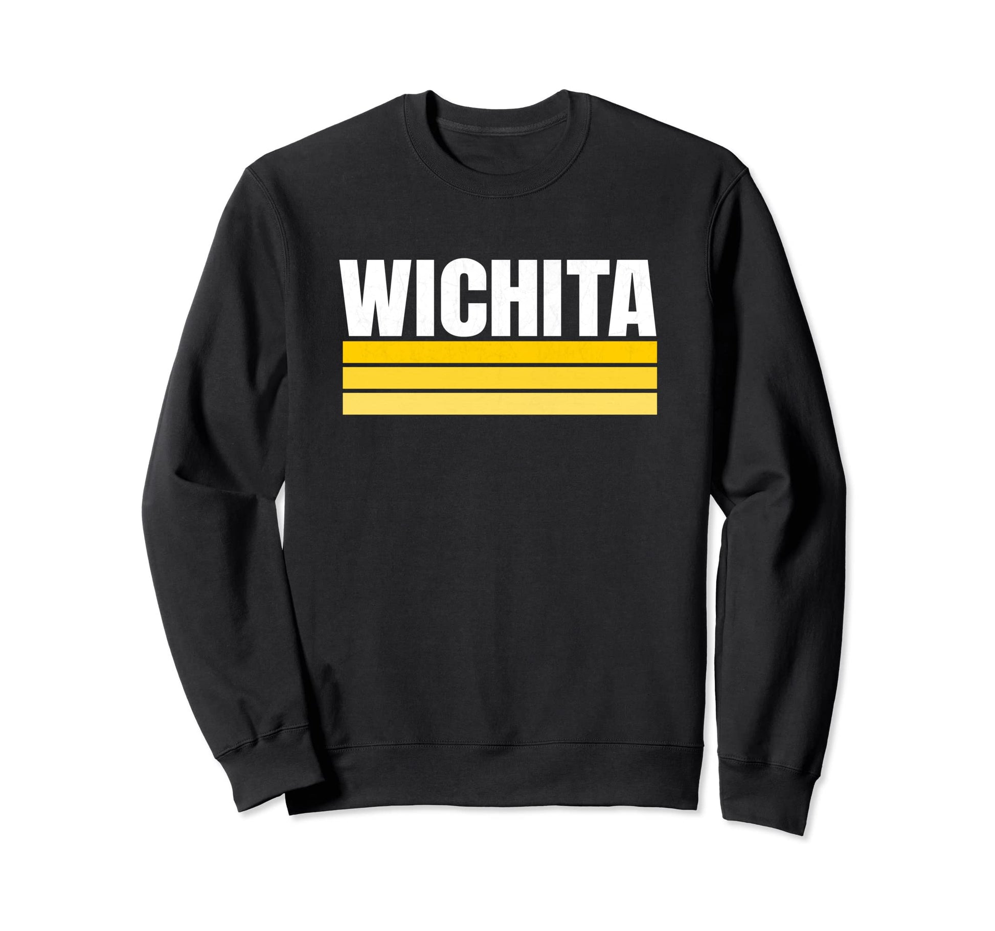 Wichita Striped Fun Wichita Themed Sweatshirt - Unique Graphic for Adults - T-Shirt, Sweatshirt, Hoodie