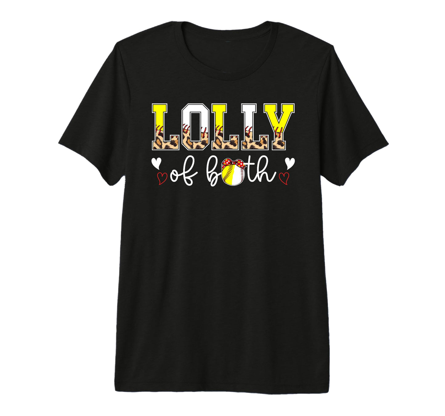 Lolly Both Leopard Softball Baseball Lolly T-Shirt - Unique Graphic Unisex - T-Shirt, Sweatshirt, Hoodie
