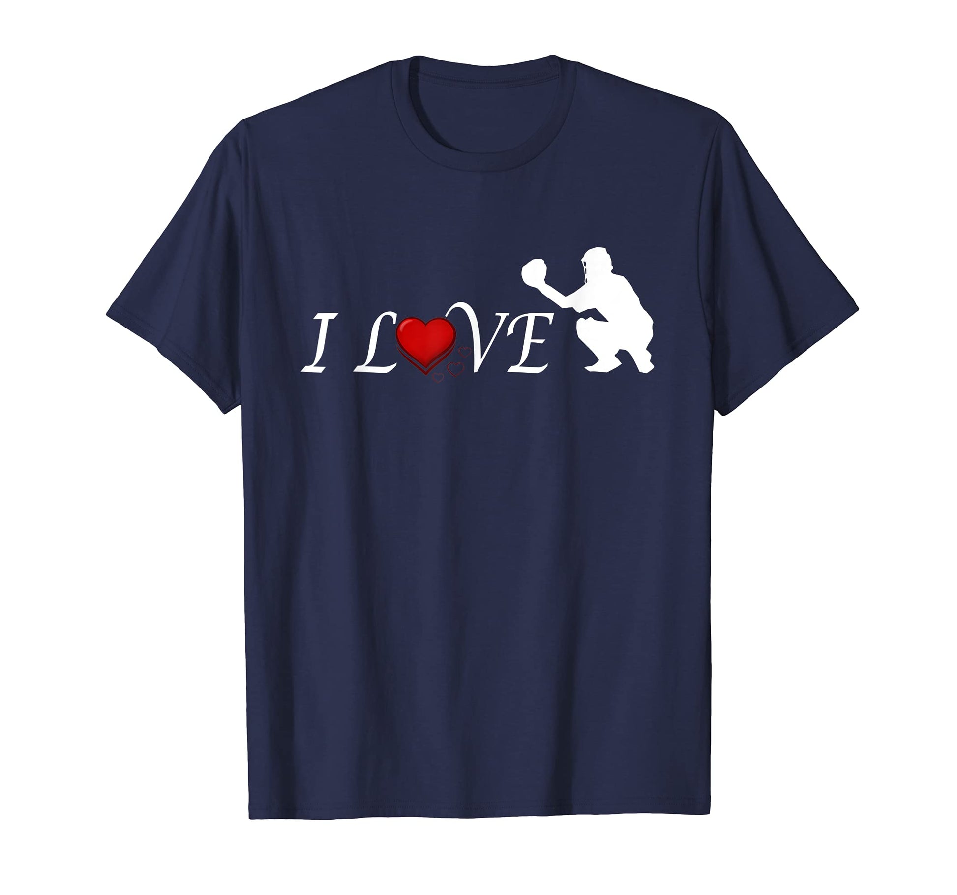 Simple I Love Baseball T-Shirt - Novelty Apparel for Adults - T-Shirt, Sweatshirt, Hoodie