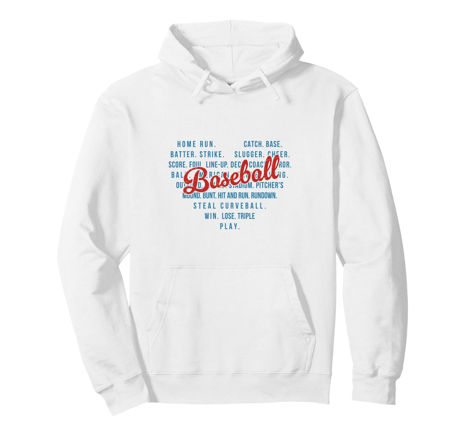 Baseball Home Run Batter Strike Slugger Hoodie - Minimalist Print Unisex - T-Shirt, Sweatshirt, Hoodie