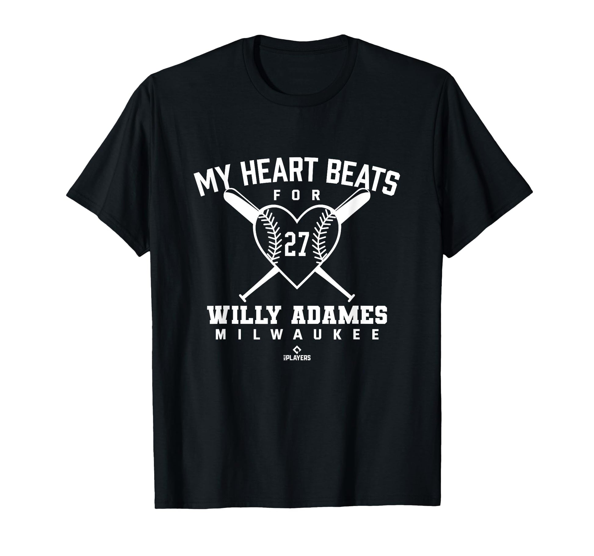 My Heart Beats Willy Adames Valentines T-Shirt - Aesthetic Graphic Unisex - T-Shirt, Sweatshirt, Hoodie