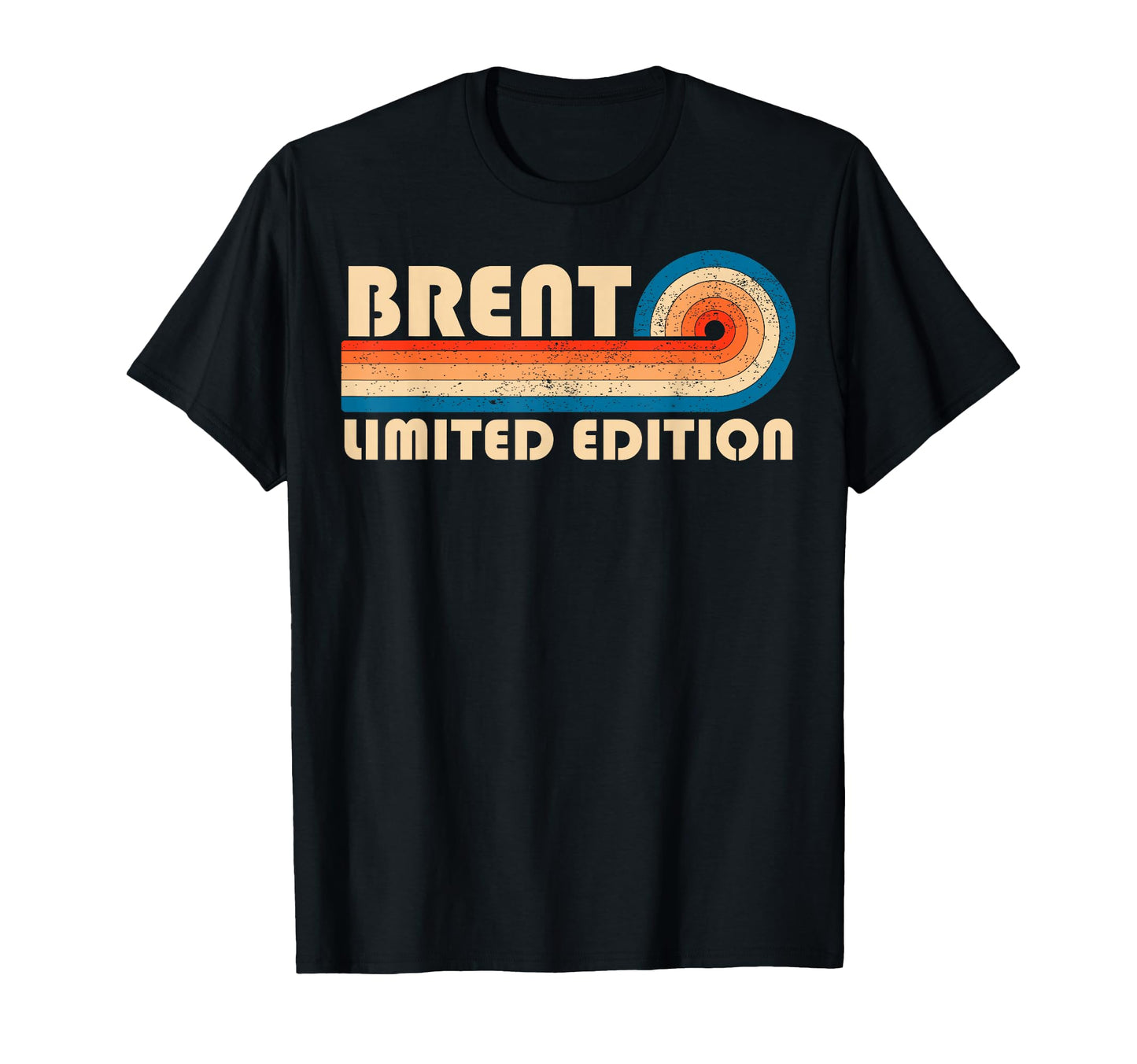 Brent 70S 80S Sunset Stripe T-Shirt - Graphic Print Unisex - T-Shirt, Sweatshirt, Hoodie