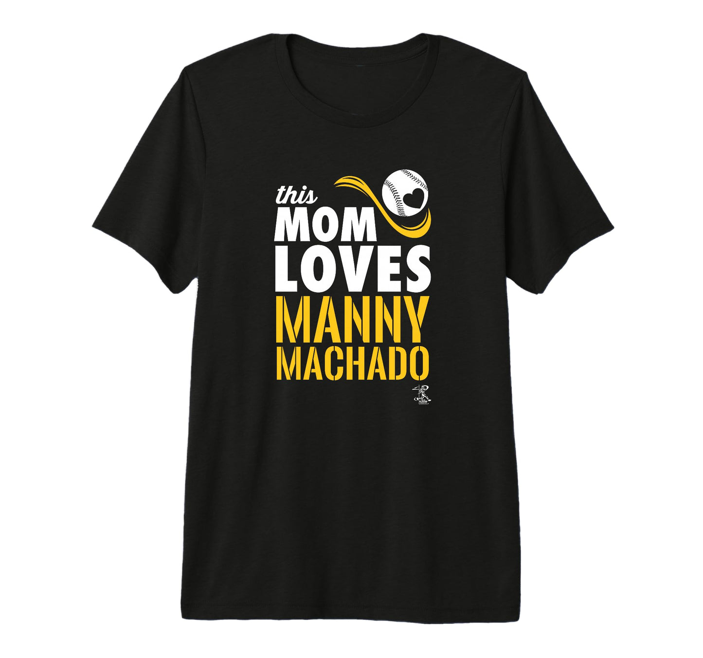 Manny Machado This Mom Loves Tri T-Shirt - Fun Novelty Design for Adults - T-Shirt, Sweatshirt, Hoodie