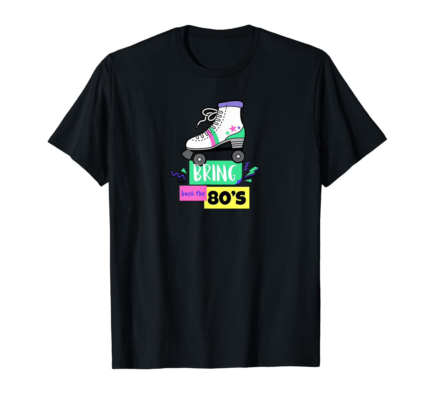 Mens Bring Back 80S Roller Skate T-Shirt - Minimalist Print Men Women - T-Shirt, Sweatshirt, Hoodie
