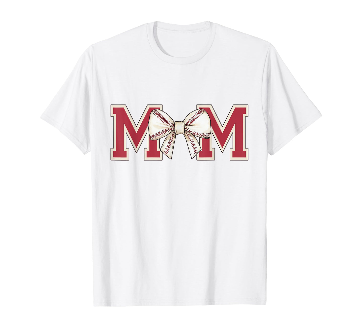 Baseball Softball Mom Matching Coquette T-Shirt - Graphic Print for Adults - T-Shirt, Sweatshirt, Hoodie