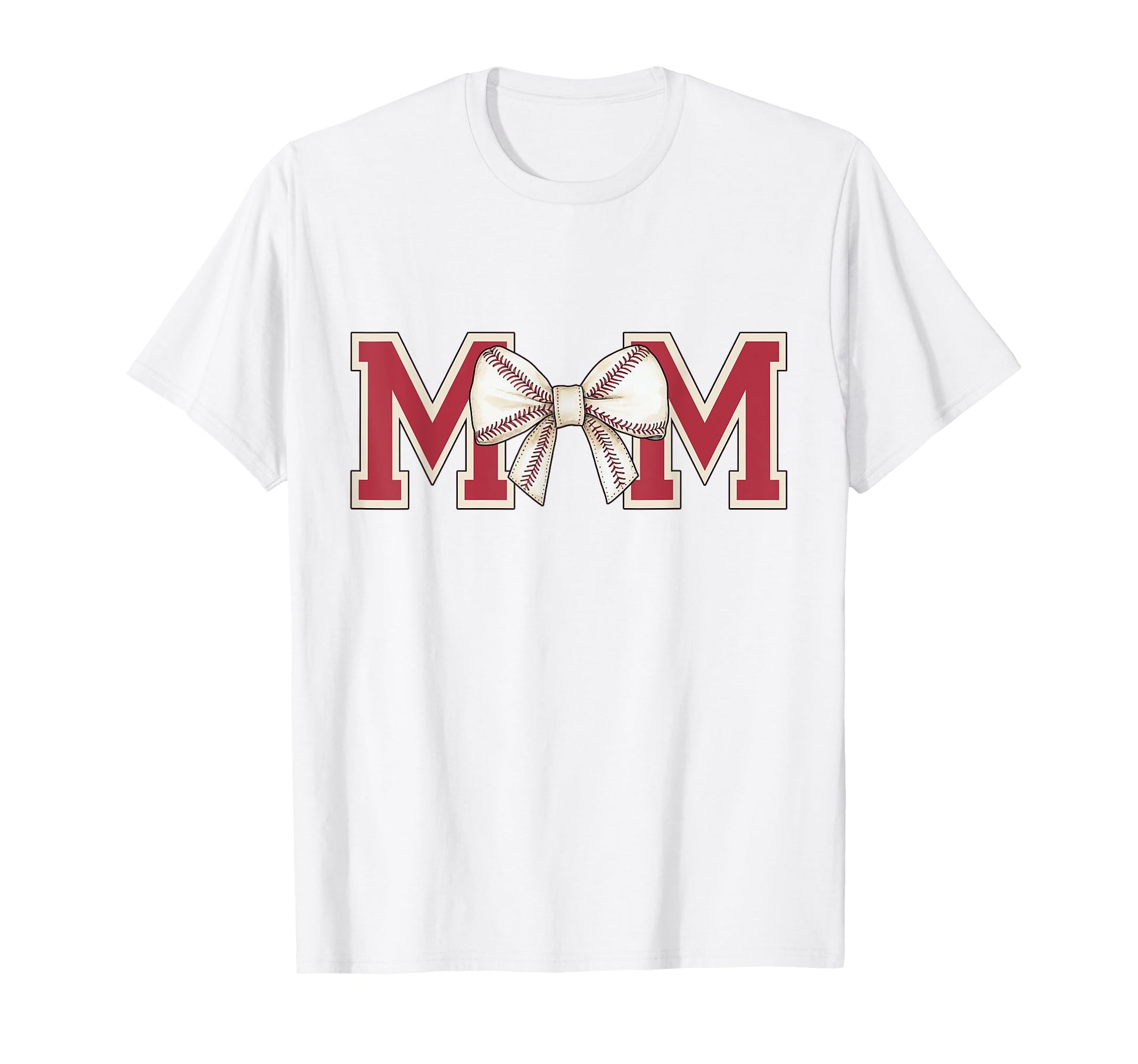 Baseball Softball Mom Matching Coquette T-Shirt - Graphic Print for Adults - T-Shirt, Sweatshirt, Hoodie