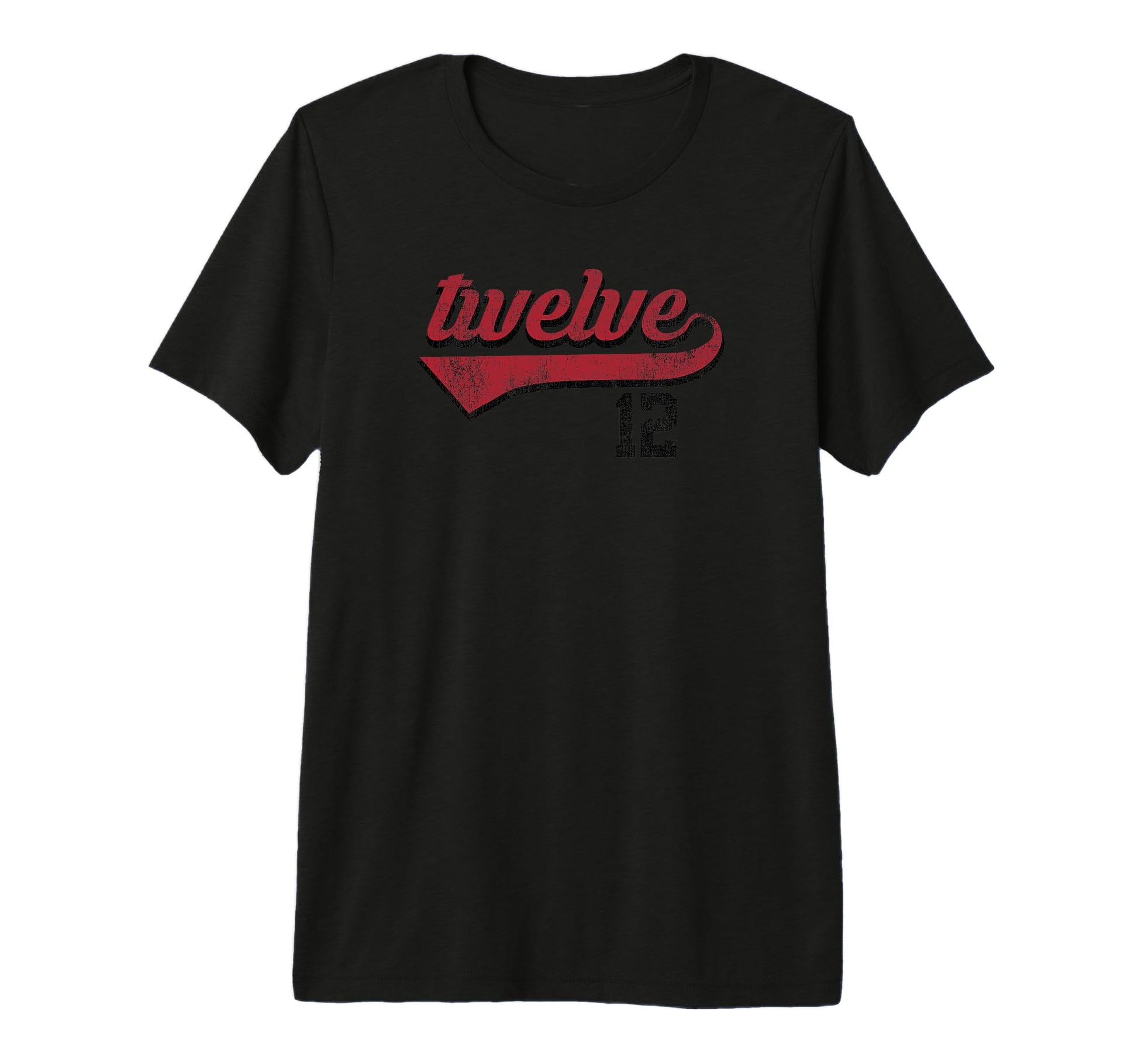 Trendy Baseball Athletic Twelve 12Th T-Shirt - Streetwear Style Unisex - T-Shirt, Sweatshirt, Hoodie