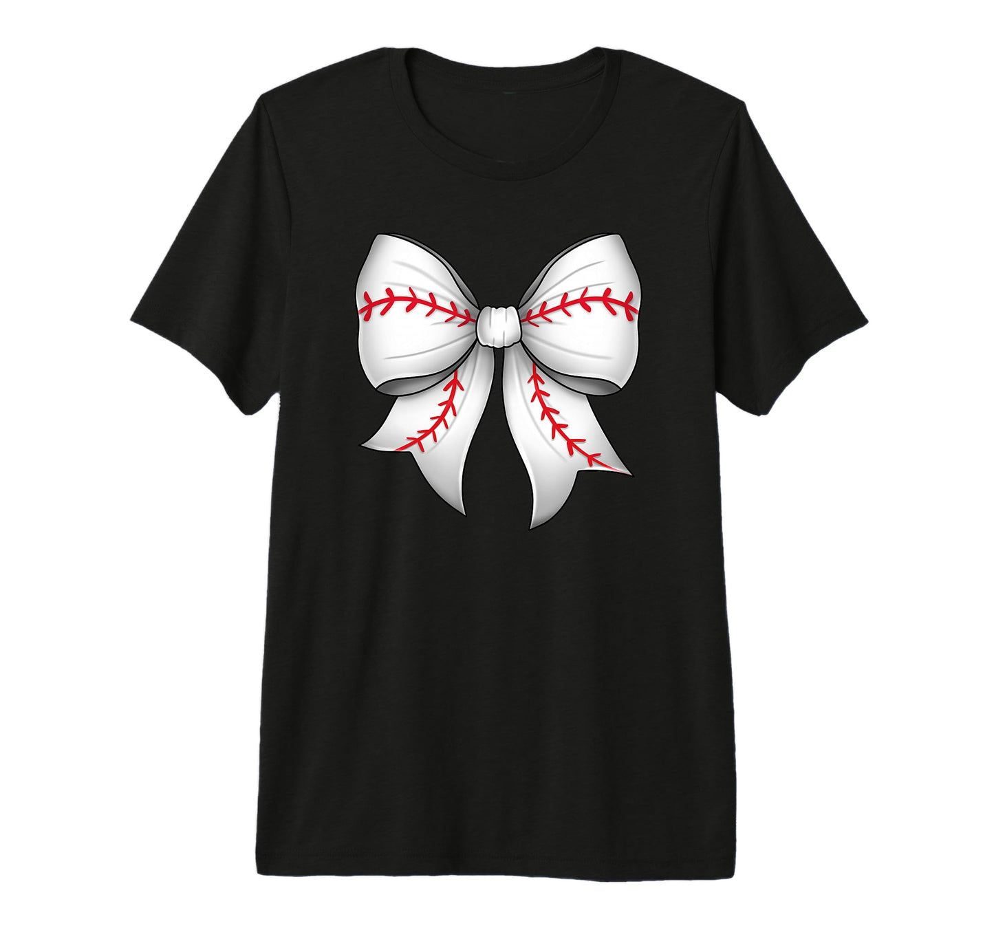 Sports Coquette Bow Baseball Tri T-Shirt - Casual Everyday Wear Men Women - T-Shirt, Sweatshirt, Hoodie