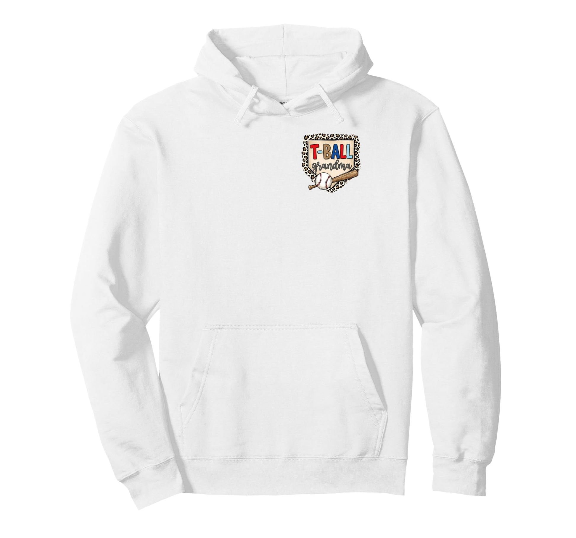T Ball Teeball Grandma Leopard Cheetah Hoodie - Trendy Graphic Men Women - T-Shirt, Sweatshirt, Hoodie