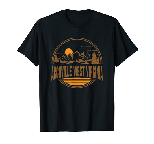 Accoville West Virginia State Gift T-Shirt - Casual Everyday Wear Unisex - T-Shirt, Sweatshirt, Hoodie