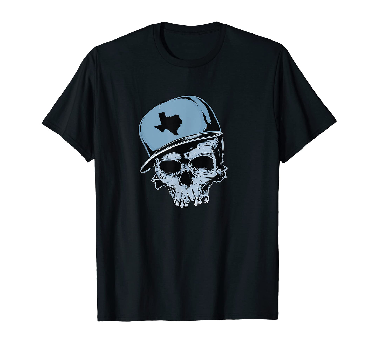 Skulll Slanted Baseball Cap Gangster Lean T-Shirt - Graphic Print Unisex - T-Shirt, Sweatshirt, Hoodie