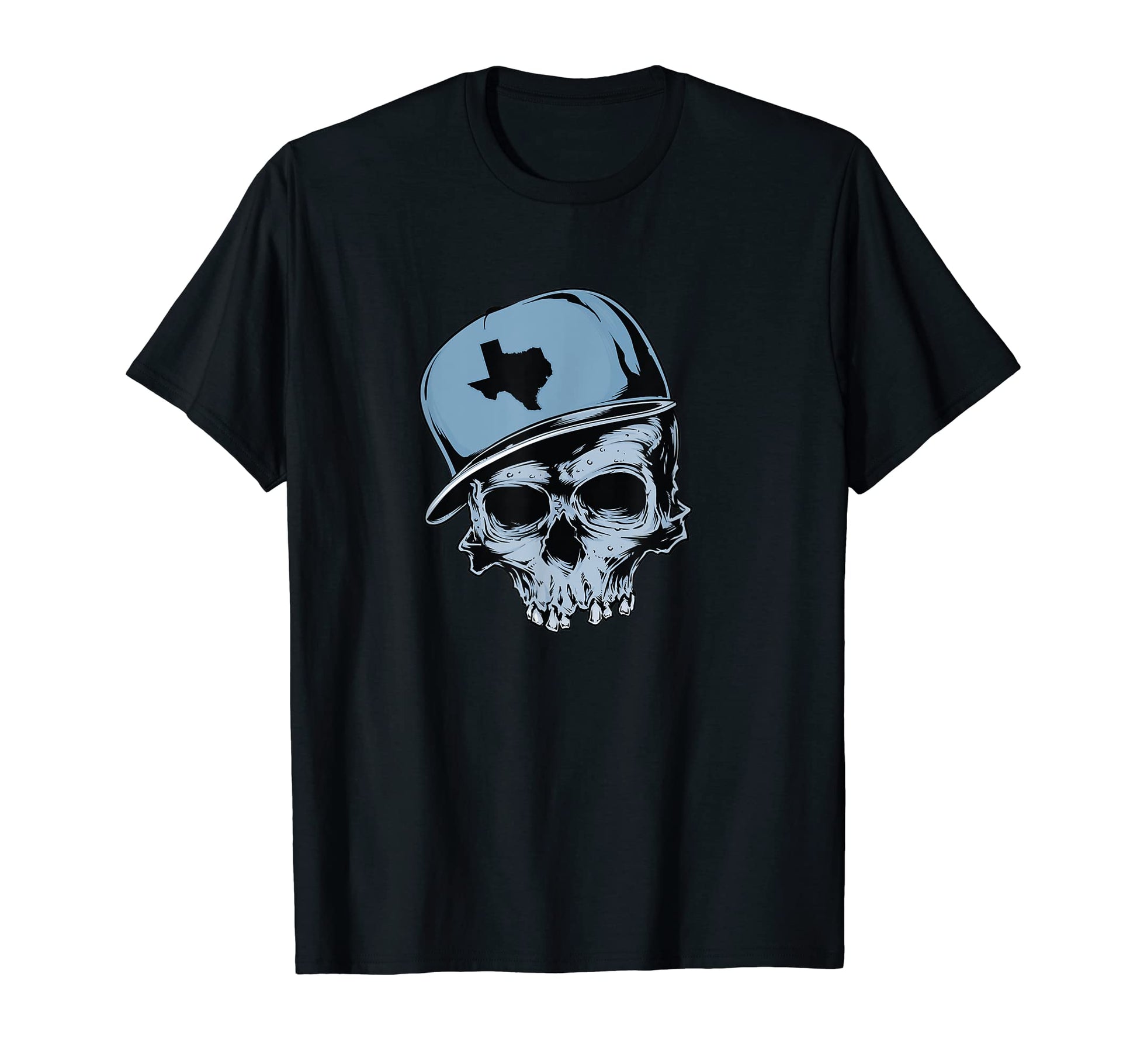 Skulll Slanted Baseball Cap Gangster Lean T-Shirt - Graphic Print Unisex - T-Shirt, Sweatshirt, Hoodie
