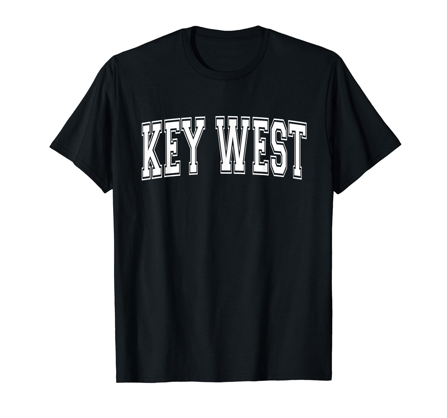 Key West Fl Florida Usa Sports Varsity T-Shirt - Minimalist Print Unisex - T-Shirt, Sweatshirt, Hoodie