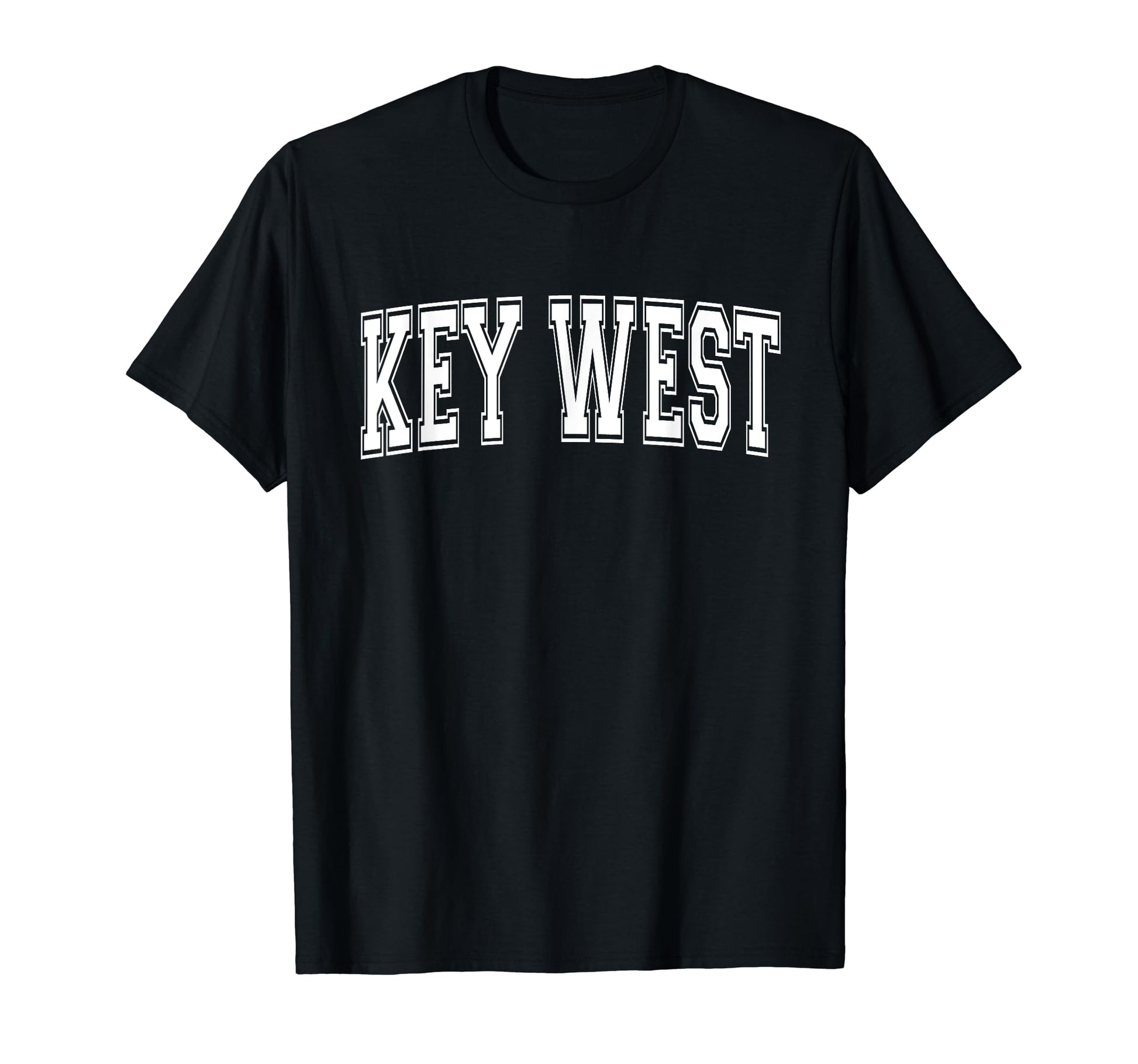 Key West Fl Florida Usa Sports Varsity T-Shirt - Minimalist Print Unisex - T-Shirt, Sweatshirt, Hoodie