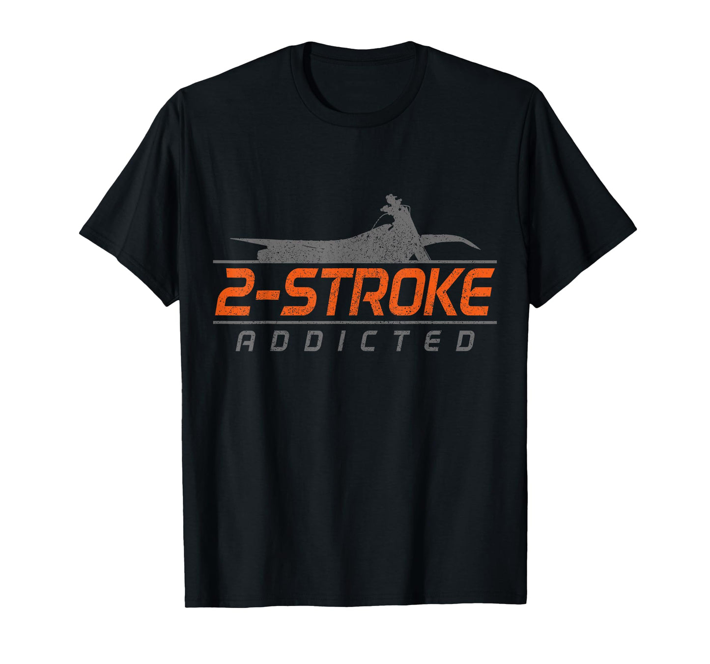 Motocross 2 Stroke Addict Biker T-Shirt - Custom Art Print Men Women - T-Shirt, Sweatshirt, Hoodie