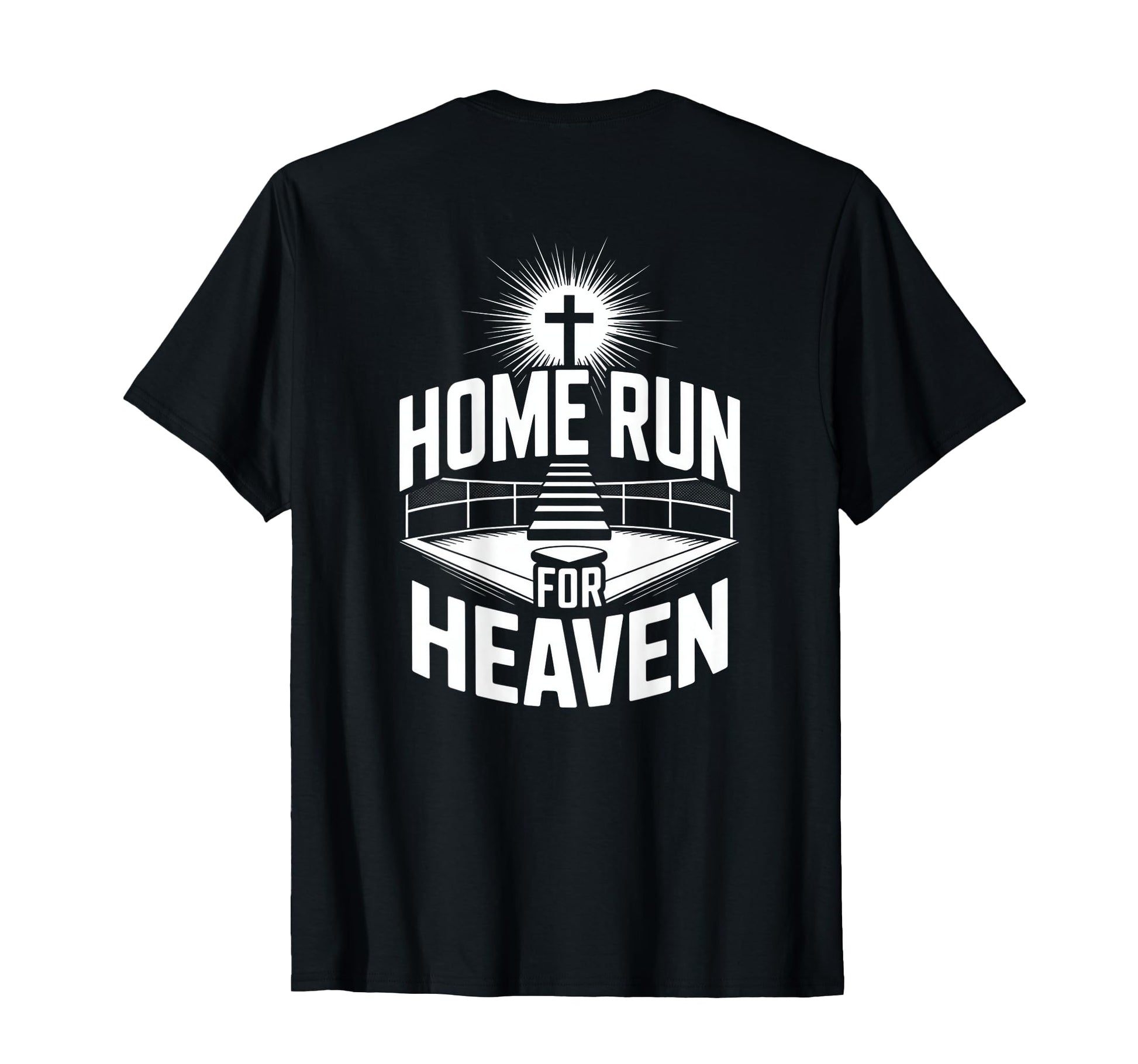 Home Run Heaven Christian Baseball T-Shirt - Novelty Apparel for Adults - T-Shirt, Sweatshirt, Hoodie