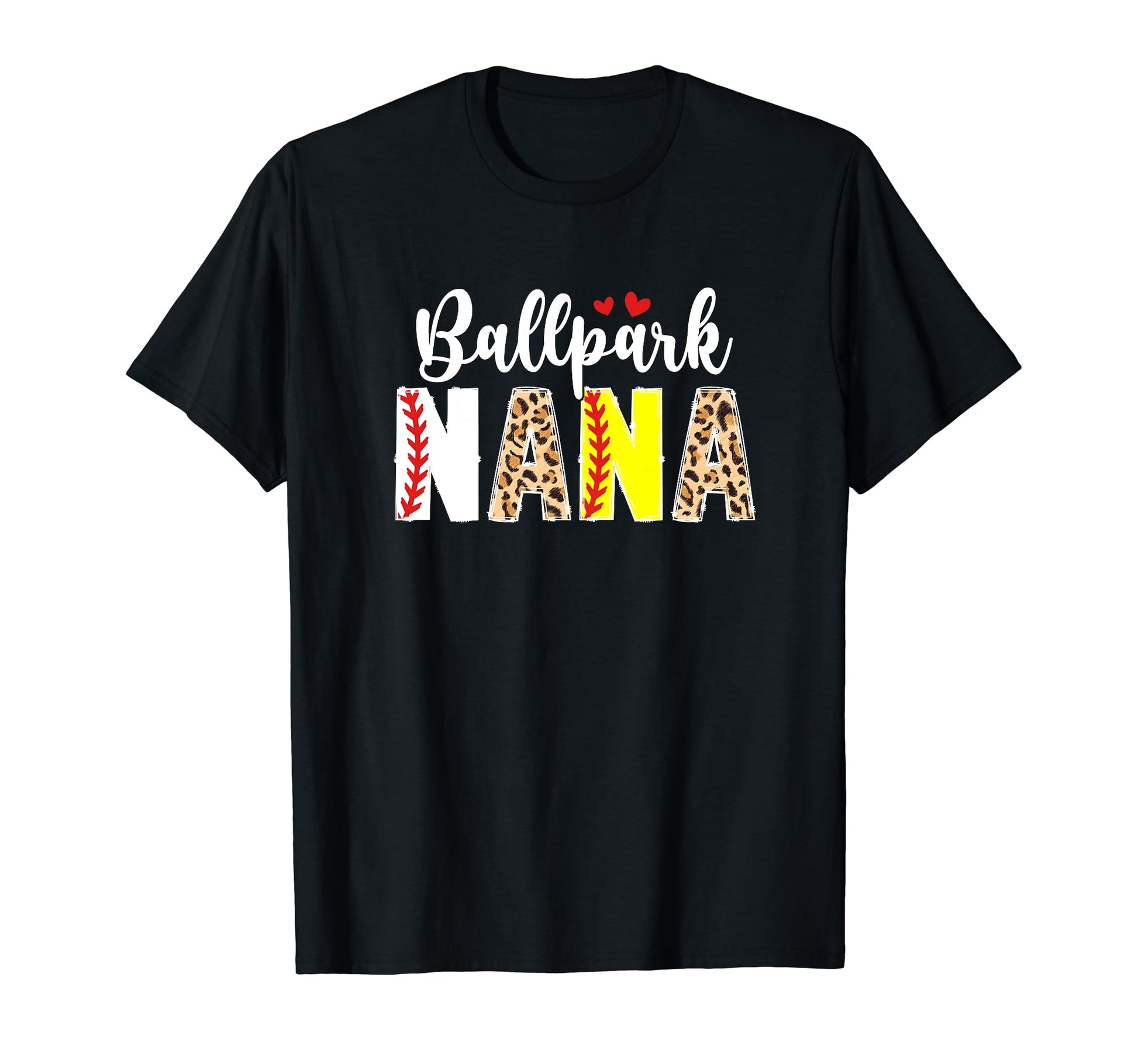 Ballpark Nana Baseball Softball Nana T-Shirt - Custom Art Print Unisex - T-Shirt, Sweatshirt, Hoodie