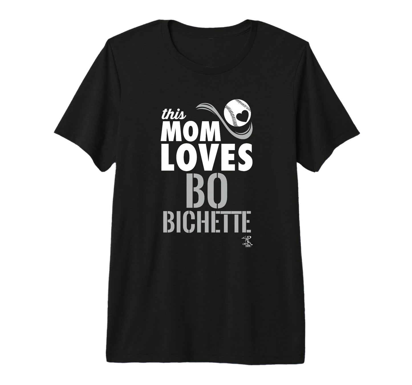 Bo Bichette This Mom Loves Tri Blend T-Shirt - Aesthetic Graphic for Adults - T-Shirt, Sweatshirt, Hoodie