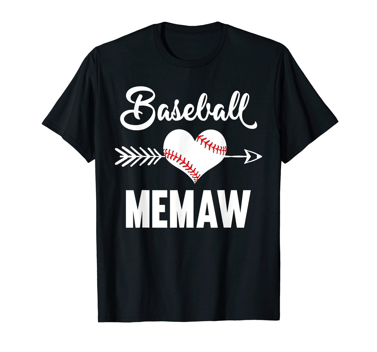 Softball Baseball Memaw Leopard Mothers T-Shirt - Custom Art Print Unisex - T-Shirt, Sweatshirt, Hoodie