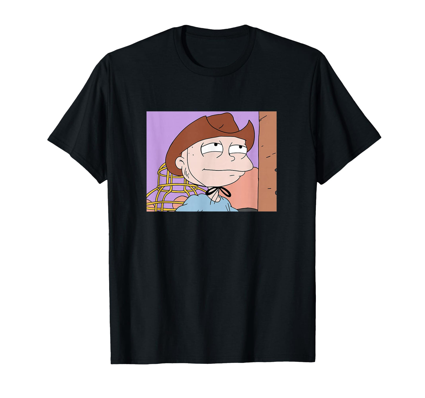 Rugrats Tommy Cowboy Close Up T-Shirt - Casual Everyday Wear Unisex - T-Shirt, Sweatshirt, Hoodie