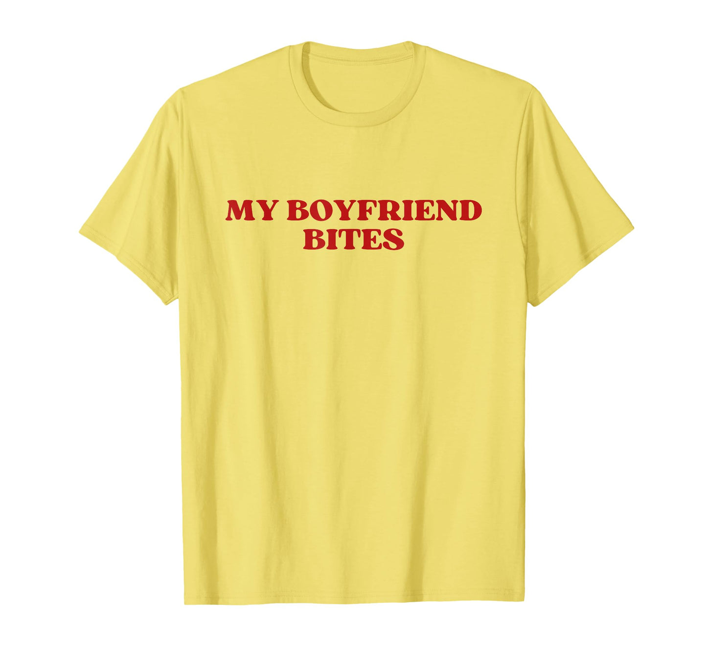 My Boyfriend Bites My Bf Bites Y2K T-Shirt - Novelty Apparel Unisex - T-Shirt, Sweatshirt, Hoodie