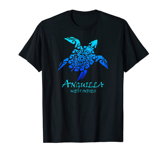 Anguilla West Indies Tribal T-Shirt - Casual Everyday Wear Men Women - T-Shirt, Sweatshirt, Hoodie