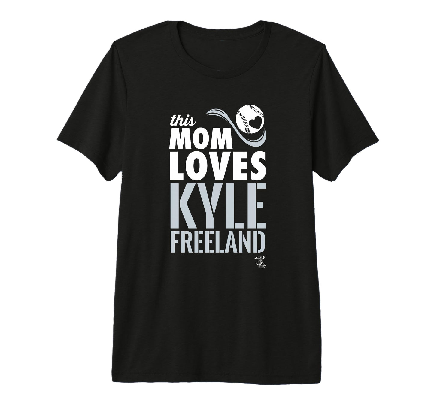 Kyle Freeland This Mom Loves Tri Blend T-Shirt - Unique Graphic Men Women - T-Shirt, Sweatshirt, Hoodie