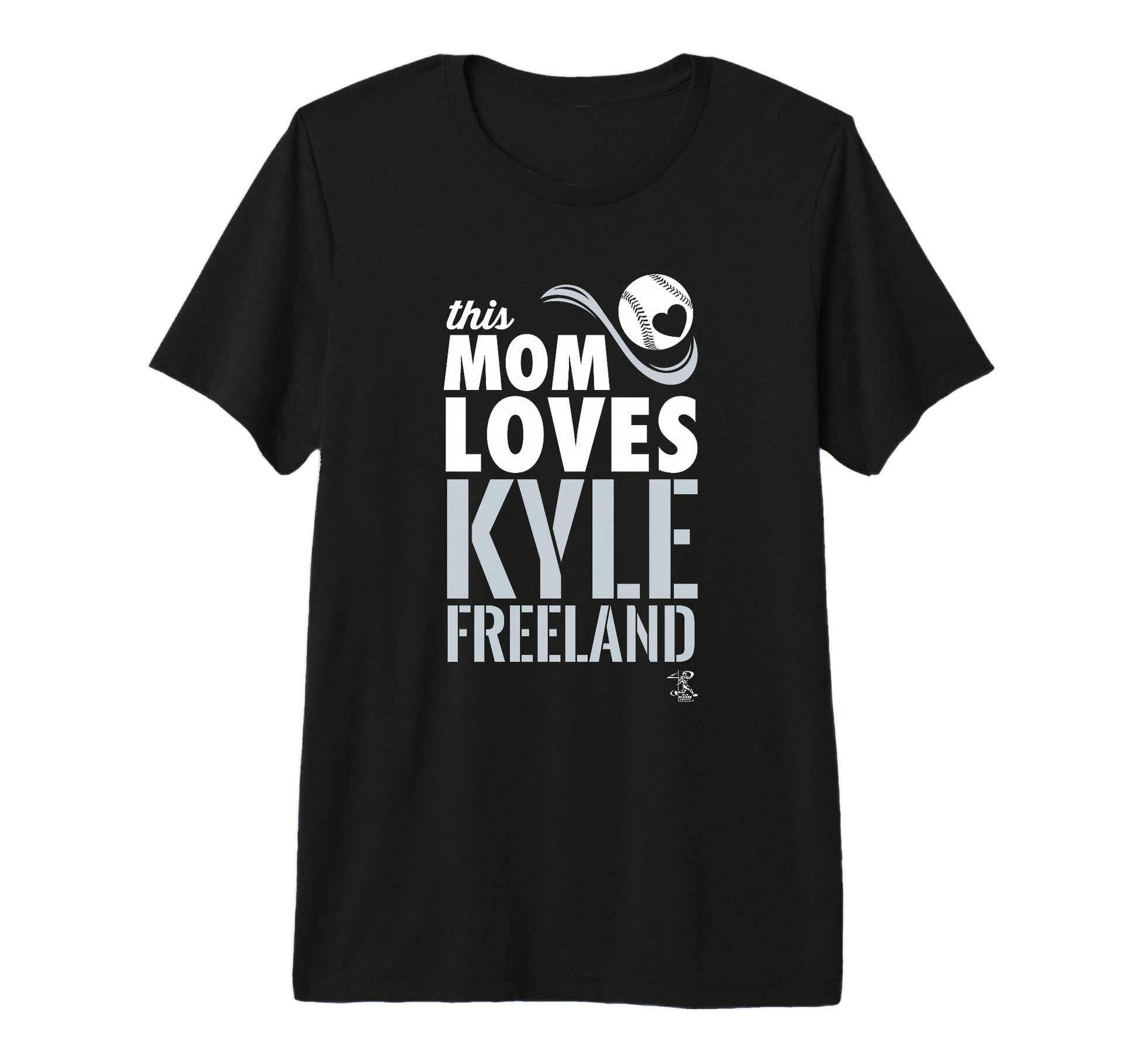 Kyle Freeland This Mom Loves Tri Blend T-Shirt - Unique Graphic Men Women - T-Shirt, Sweatshirt, Hoodie