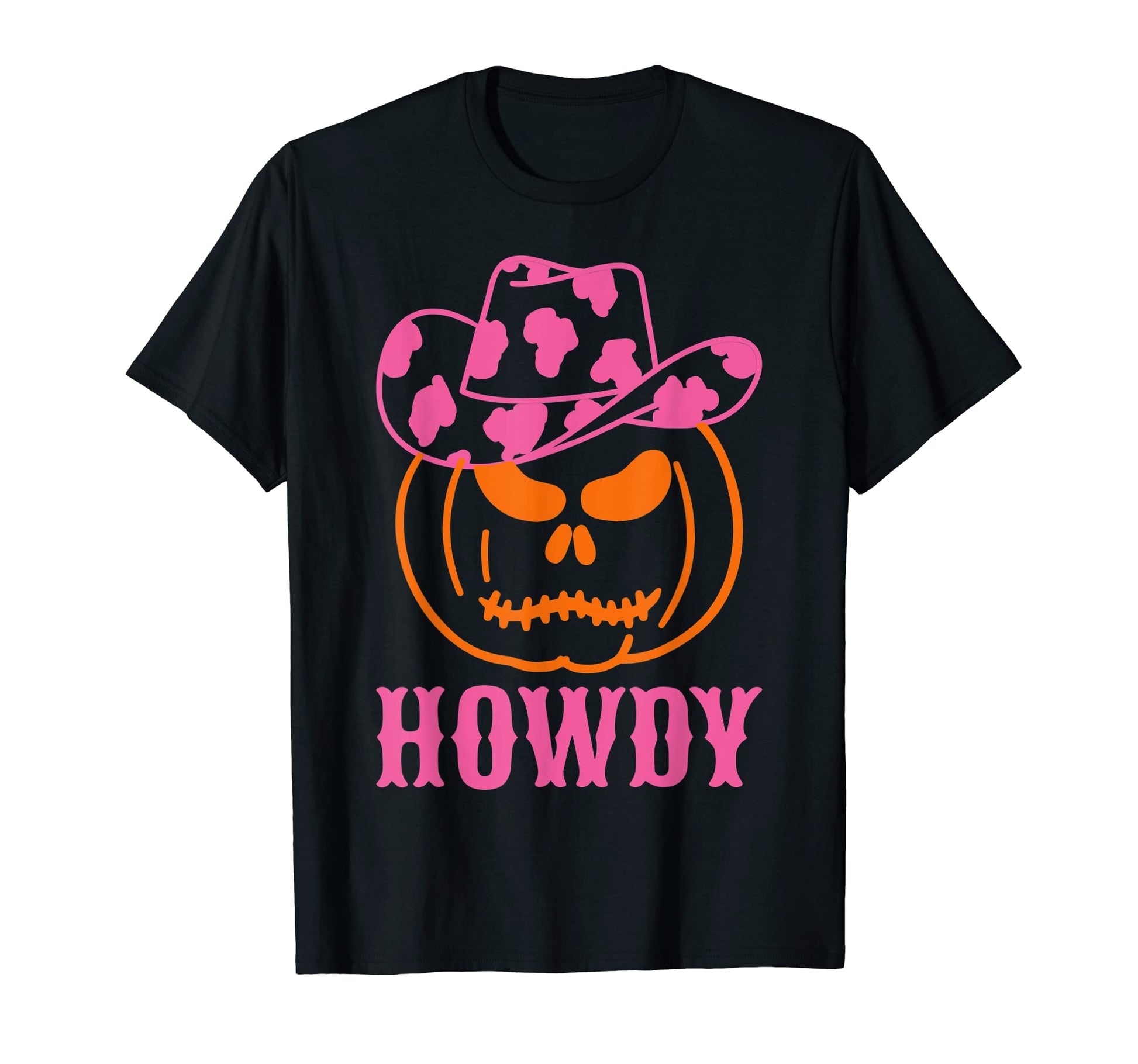 Howdy Pumpkin Fall Autumn Western T-Shirt - Custom Art Print for Adults - T-Shirt, Sweatshirt, Hoodie