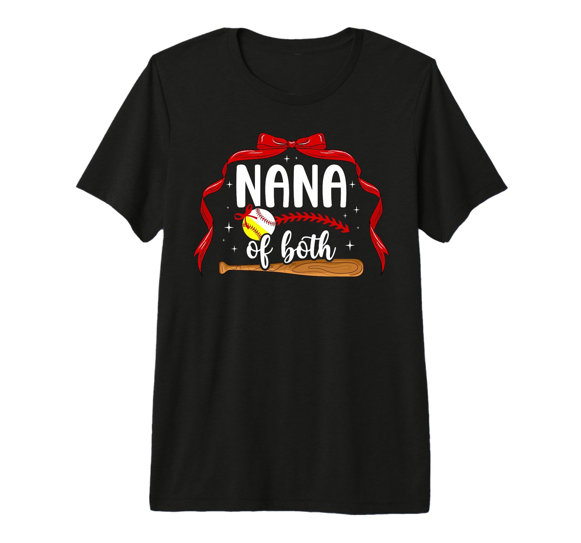 Nana Both Coquette Baseball Softball T-Shirt - Aesthetic Graphic Men Women - T-Shirt, Sweatshirt, Hoodie