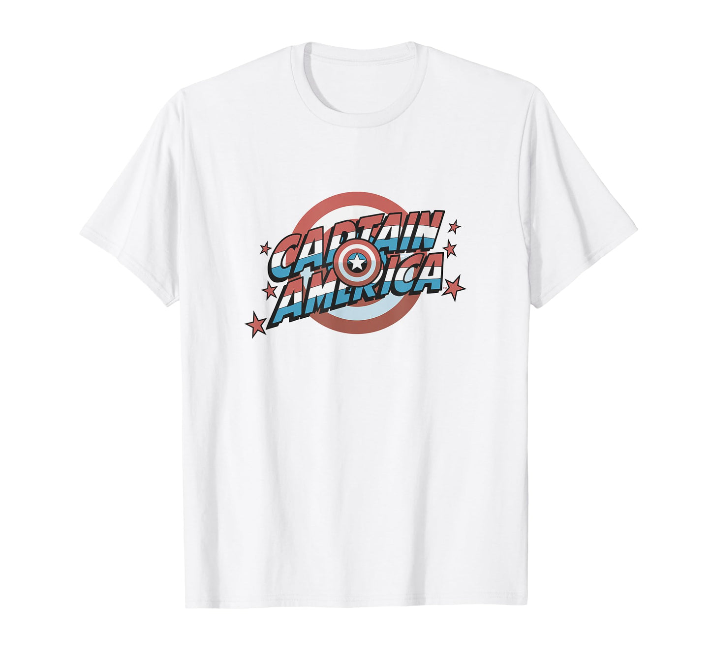 Marvel Comics Captain America T-Shirt - Casual Everyday Wear for Adults - T-Shirt, Sweatshirt, Hoodie