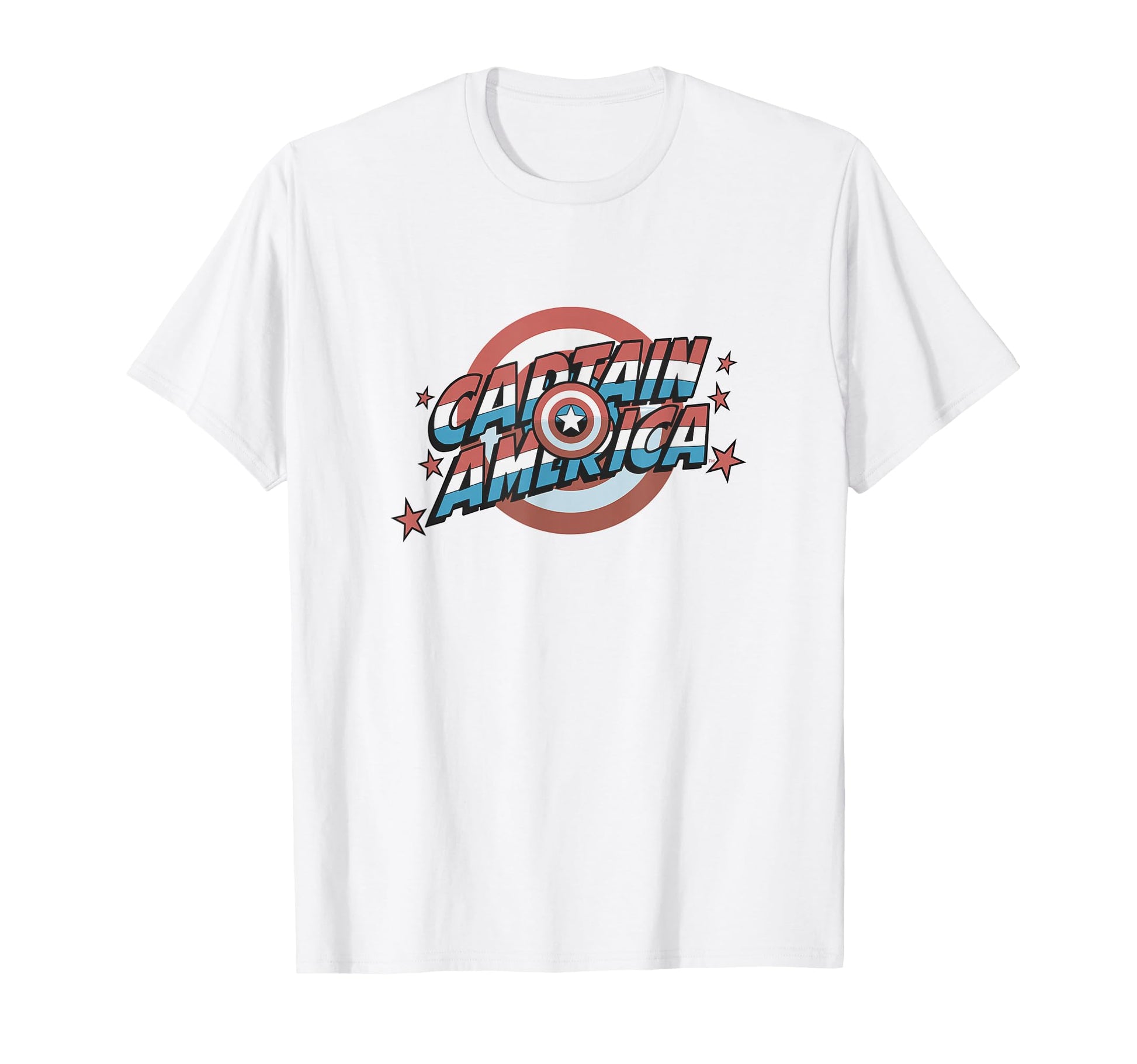 Marvel Comics Captain America T-Shirt - Casual Everyday Wear for Adults - T-Shirt, Sweatshirt, Hoodie