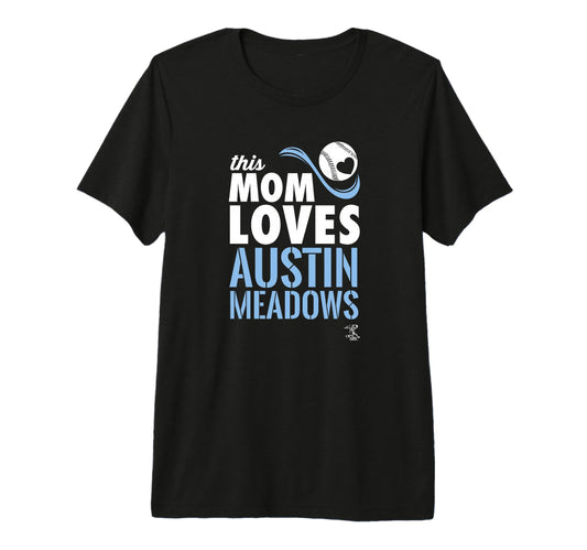 Austin Meadows This Mom Loves T-Shirt - Casual Everyday Wear for Adults - T-Shirt, Sweatshirt, Hoodie