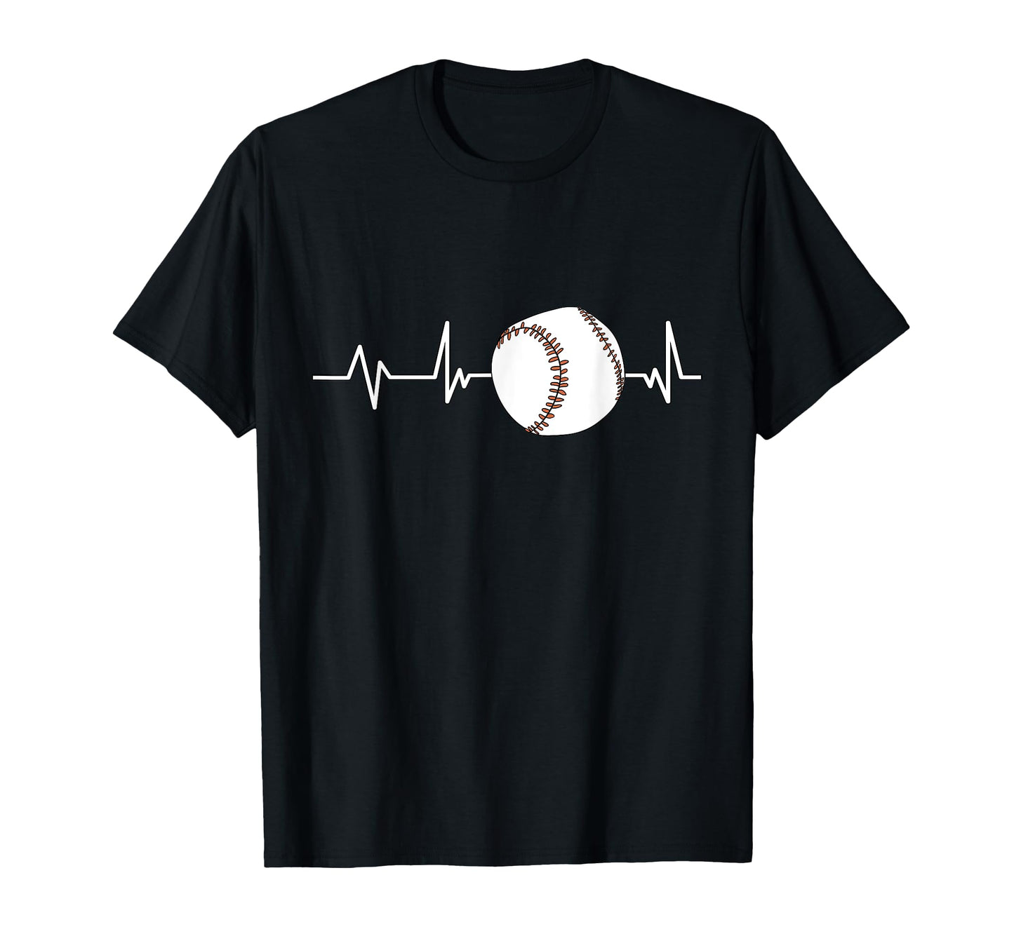 Baseball Heartbeat Gift Baseball T-Shirt - Graphic Print Men Women - T-Shirt, Sweatshirt, Hoodie