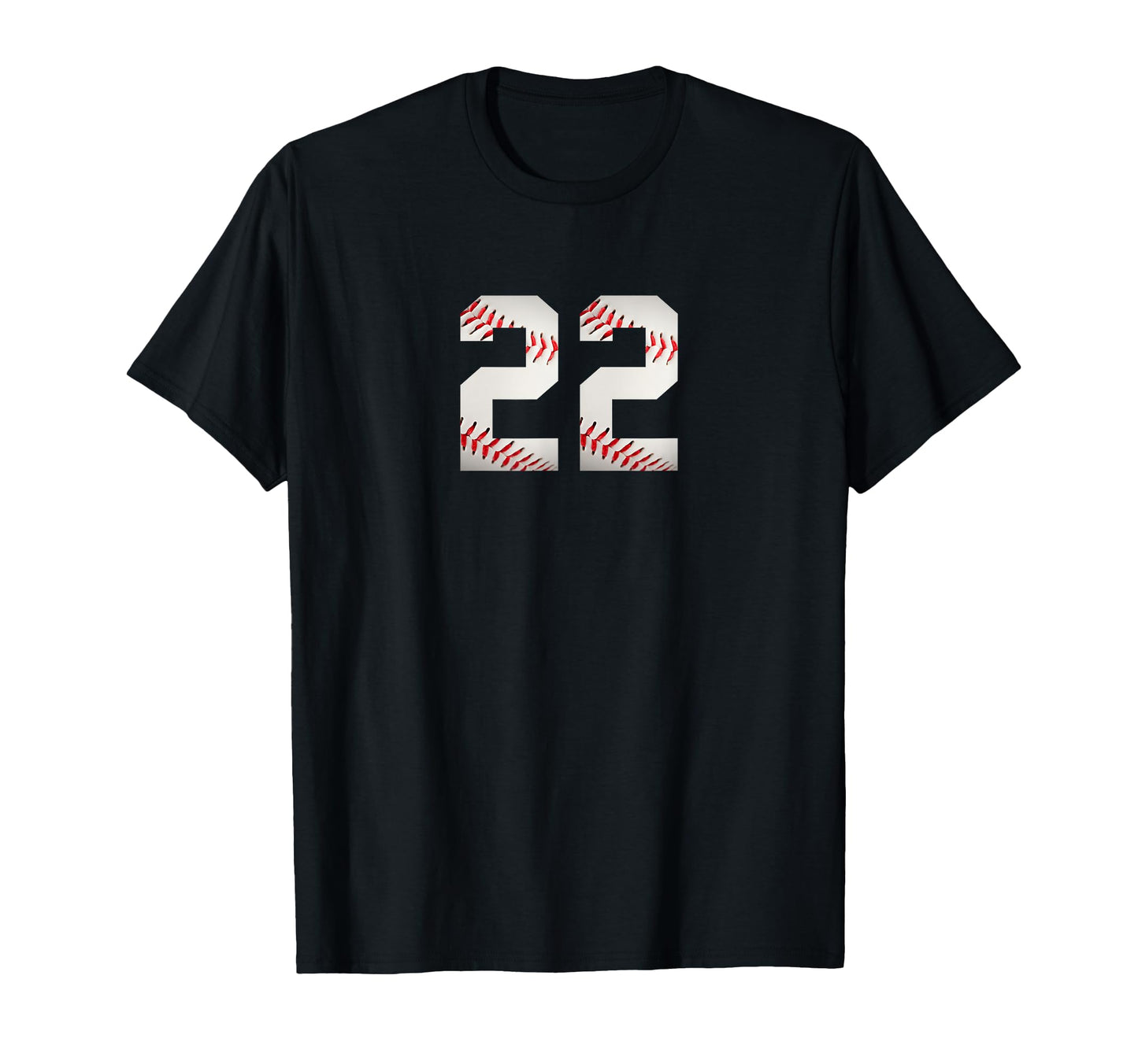 Number 22 Minimalist Birthday Baseball T-Shirt - Trendy Graphic for Adults - T-Shirt, Sweatshirt, Hoodie