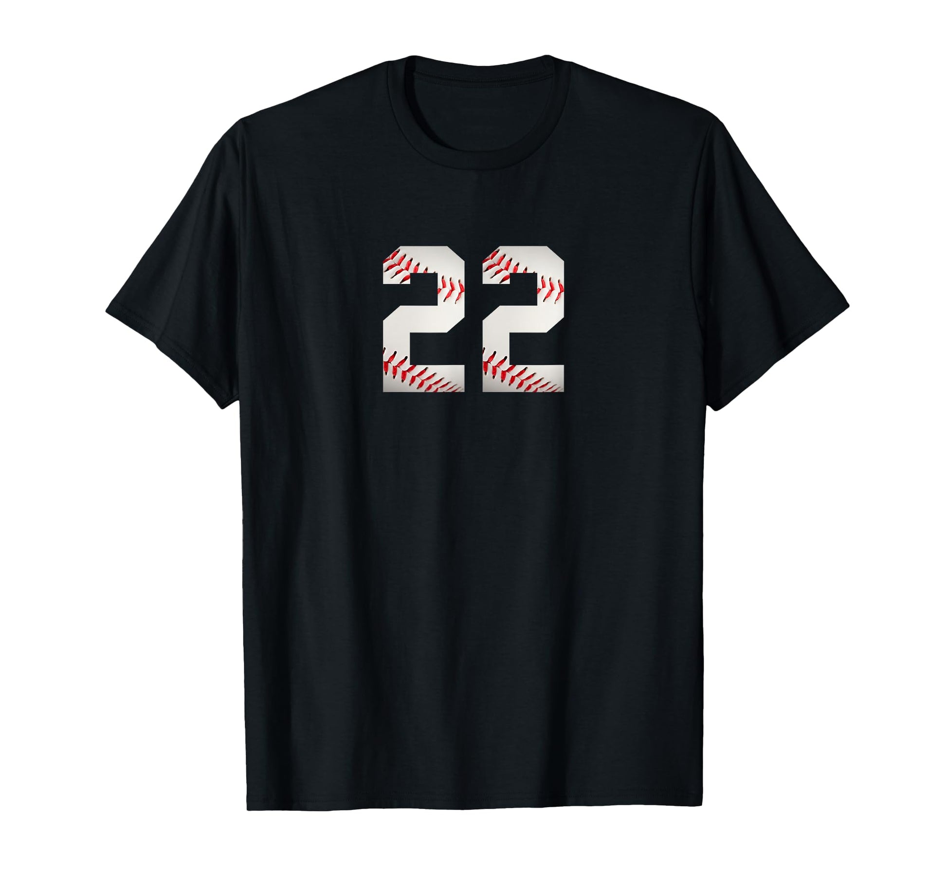 Number 22 Minimalist Birthday Baseball T-Shirt - Trendy Graphic for Adults - T-Shirt, Sweatshirt, Hoodie