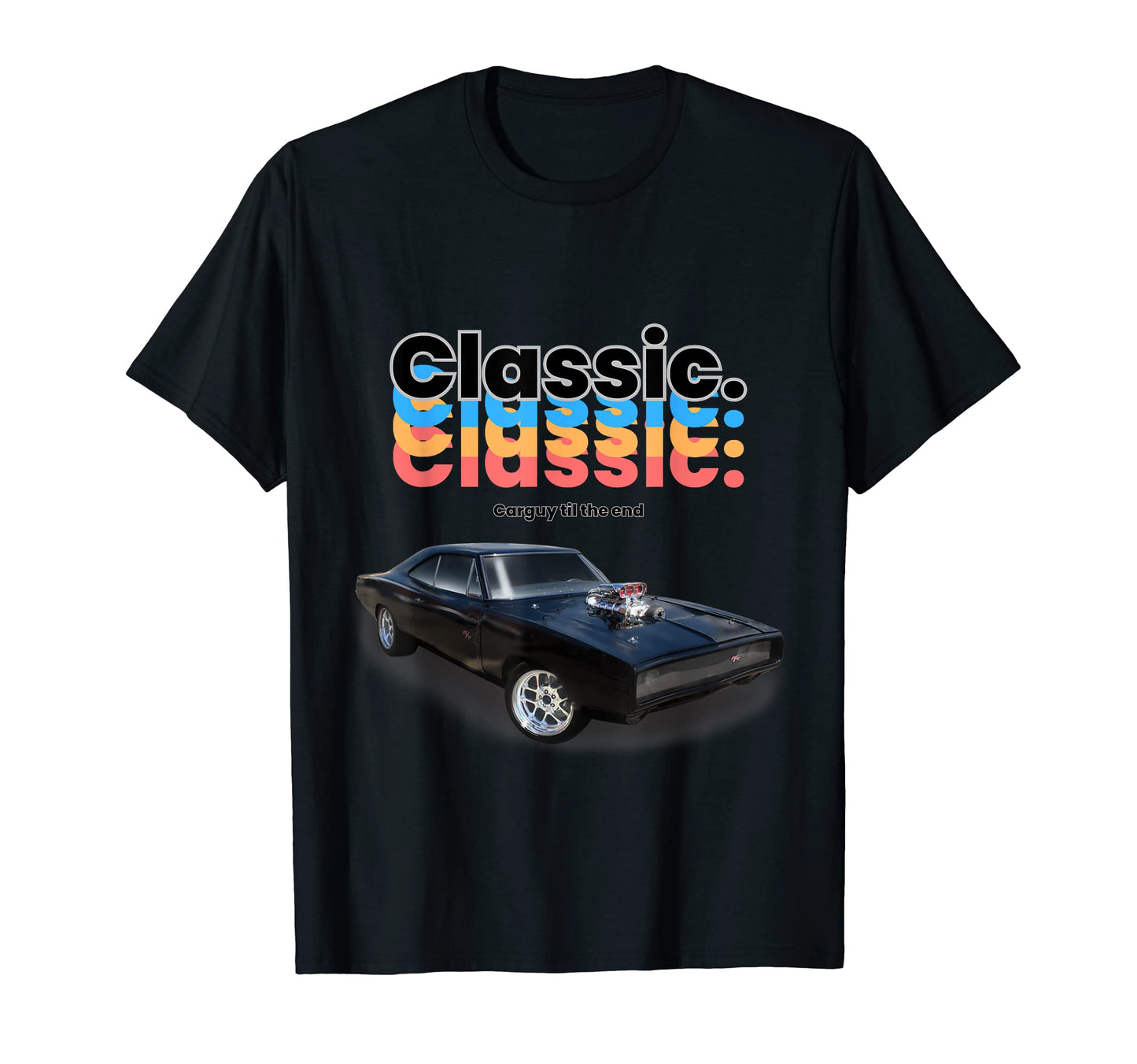 American Muscle Car T-Shirt - Fun Novelty Design Men Women - T-Shirt, Sweatshirt, Hoodie