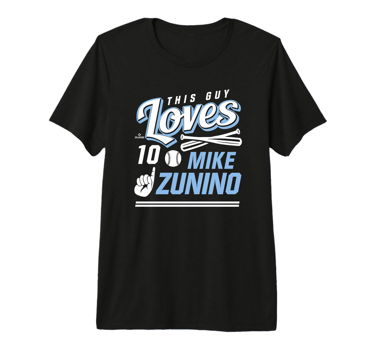 This Guy Loves Mike Zunino Tri Blend T-Shirt - Minimalist Print Unisex - T-Shirt, Sweatshirt, Hoodie